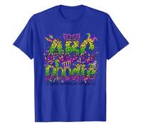 Generisch Lässiges Damen Oberteil Rundhalsausschnitt mit modischem Grafik Aufdruck Design für Übergrößen Bequeme Freizeitmode (Blue, XL)