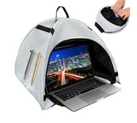 Generisch Laptop- 34x34 Cm - Faltbare Sonnenschutzhaube & Sichtschutz Für 13-16 Zoll Laptops | Tragbarer Aus Polyester Für Outdoor-Arbeit, Reisen & Meetings