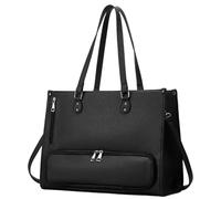 Generisch Laptop-Tragetasche - 40 x 13 x 28 cm, großes Fassungsvermögen, PU | Professionelle Arbeitshandtasche für Damen | Lunchfach Computer Tablet Telefon | Road Trip Campin Studienbüro