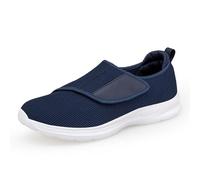 Generisch Laufschuhe Herren Hands-Free Sneaker:Leichtgewichtige Atmungsaktive Slip on Turnschuhe Herren,Bequeme Mesh Freizeitschuhe,schnürsenkel ohne binden Sportschuhe,Bequeme Sportschuhe Weiße sohle