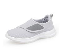 Generisch Laufschuhe Herren Hands-Free Sneaker:Leichtgewichtige Atmungsaktive Slip on Turnschuhe Herren,Bequeme Mesh Freizeitschuhe,schnürsenkel ohne binden Sportschuhe,Bequeme Sportschuhe Weiße sohle