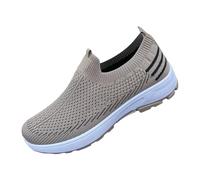 Generisch Laufschuhe Herren Sommer, Weiche Fussbett, Leichte, Atmungsaktive, Walkingschuhe, Slip On, Breite Füße, Halbschuhe, Breite Füße, Memory Foam, Sneaker Für Drinnen Und Draußen