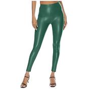 Generisch Lederhose Damen High Waist Push Up Leggings Damen Po Stretch Hosen Oktoberfest Kunstleder Lederleggings Elegant Thermo Hose Übergröße Kunstlederhose Sexy Damenhosen Leder Elegante Leggings