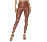 Generisch Lederhose Damen High Waist Push Up Leggings Damen Po Stretch Hosen Oktoberfest Kunstleder Lederleggings Elegant Thermo Hose Übergröße Kunstlederhose Sexy Damenhosen Leder Elegante Leggings