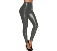 Generisch Lederhose Damen High Waist Push Up Leggings Damen Po Stretch Hosen Oktoberfest Kunstleder Lederleggings Elegant Thermo Hose Übergröße Kunstlederhose Sexy Damenhosen Leder Elegante Leggings