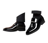Generisch Lederschuhe Herren Freizeit Halbschuhe Formal Elegante Hochzeitsschuhe Anzug Elegant Derby Schwarz Lackschuhe Herrenschuhe Leder Oxfordschuhe Wanderschuhe Laufschuhe