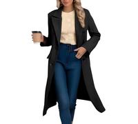 Generisch Leichte Steppjacke Mantel Damen Winter Elegante Mäntel Weiche Steppmantel Parka Im Streetstyle Wintermantel Für Casualen Anlass Robuste Und Warme Fleecemantel Schwarz XL