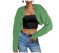 Generisch Leichte Strickjacke Damen Sommer Hellblaue Oversize Ausgefallene Strickjacken Schwarze Cardigan Pink Ajour Gelbe Kurze Feinstrickjacke Grobstrickjacke Häkel Cashmere Hellblau Leichter