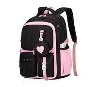 Generisch Leichter Mädchen-Rucksack aus Polyester, 30 x 18 x 45 cm, 750 g - stilvolle Schul-Büchertasche für Teenager, Grundschüler, Mittelschüler, Reise-Tagesrucksack