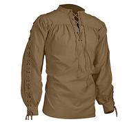 Generisch Leinenhemd Herren Langarm, Herren Hemden Langarm Männer Freizeithemd Regular Fit Strand Sommerhemd Mit Button Basis Urlaub Leicht Atmungsaktiv Freizeithemd Comfort Baggy Leinen Hemd Herren