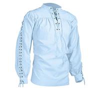 Generisch Leinenhemd Herren Langarm, Sommerhemd Herren Casual Sommer Strand Leinen Shirt Weicher Bequem Freizeithemd Urlaub Klassiker Freizeit Herrenhemd Atmungsaktiv Baggy Elegant Strandhemd Herren