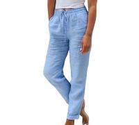 Generisch Leinenhose Damen weiße Leinenhose Damen weiße Hose nur eine große größen Angebote des Tages Heute Summer Pants Women Hose Damenbekleidung extra leinenhosen Damenhosen tagesangebote Heute