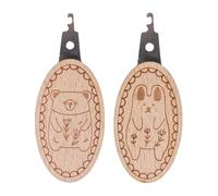 Generisch Loop Inserters - Yarn Guide for Mending | Quick Fiber Feeding with Twin Piece Set & Lightweight Hold Feature for Crochet Work, Knitting Needs, Clothing Fixes and Hobby Creations