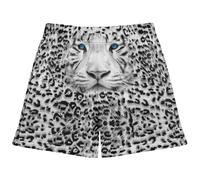 Generisch Mädchen Shorts Wild Tier Tiger Druck Sommer Kurze Hose Hotpants Casual Sweatshorts Kinder Shorts für Damen