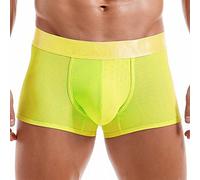 Generisch Männer Geschenke Briefs Kein Reiben Boxershorts Jungen Vielen Farben Mit Doppelter Beutel Boxershorts Herren Transparent Herren-Boxershorts Reiten Matching Underwear Couple Gelb M