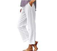 Generisch Meine Zahlungen & Monatsabrechnungen Damen Hose Sommer Leicht Damenhose Aus Baumwolle Leinen Lockerer Hose Schwarz 38 Blitzangebote Angebote des Tages Heute Deal