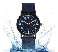 Generisch Mens Sport Watches - Round Luminous Canvas Strap Accessory | Outdoor Watch for Men for Friends Family Father Camping Hiking Indoor Outdoor Casual