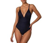 Generisch Menstruationsunterwäsche, Perioden Badeanzug Damen Bikini Bademode Zum Schwimmen Period Swimwear Menstruations Leakproof Einteilig Sportlich Swimsuit Für Teenager Mädchen, Black, M