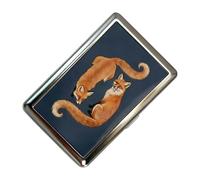 Generisch Metal Card Case- Anti-Theft Slim Vintage Box, Protected Business Card Holder | Multi-Functional Wallet and Clip Unisex Organizer for Travel, Commuting, College, Women Money, Receipts