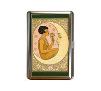 Generisch Metal Card Case- Anti-Theft Slim Vintage Box, Protected Business Card Holder | Multi-Functional Wallet and Clip Unisex Organizer for Travel, Commuting, College, Women Money, Receipts