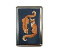 Generisch Metal Card Holder - Slim Signal Blocking Vintage Box | Business Card Holder Metal Case for Cash, Money, Receipt, Men, Mother Girlfriend Commuting Travel College