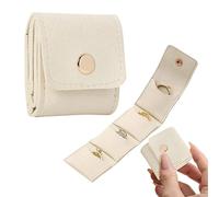 Generisch Mini-Reise-Schmucktasche, Tragbare Faltbare Schmuckschatulle Mit Schnalle, Schmuckrollen-Organizer Und Aufbewahrung Für Geschäftsreisen, Wohnheim, Hotel, Flugreisen, Hochzeit