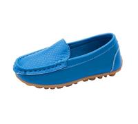 Generisch Mokassins Jungen Mädchen Leder Slip On Loafers Halbschuhe - Unisex-Kinder Slip On Laufshuhe Leicht Hallenschuhe Freizeitschuhe Flache Casual Schuhe Erbsenschuhe