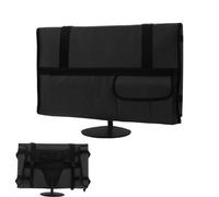 Generisch Monitor Carrying Case, Adjustable Protective Travel Sleeve with Flannel Lining for Screen, Keyboard, and Cables, Ideal for Computer Accessories Transport, 21.26x28.35 Inches