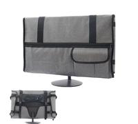 Generisch Monitor Case, Carrying Case, 21.26x28.35 Inches Protective Travel Adjustable Sleeve with Flannel Lining, Computer Accessories for Screen, Keyboard, Mice and Wires