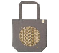 Generisch moses. Omm for you Shopper Bio-Baumwolle Flower of life | Maße ca. 37 x 38 x 13 cm | Einkaufstasche aus Bio-Baumwolle | Beutel zum Einkaufen I Alltagstasche I Stofftasche