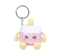 Generisch Musical Birthday Cake Keychain Resin Sounding Charm Party Favor | Celebrate special moments on the go with a vocalizing resin birthday cake keychain, perfect for keys, bags, and party .