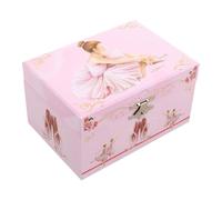 Generisch Musik Schmuckkästchen mit Ballerina Tanzspieluhr 5 Zoll Rosa Schmuckbox für Mädchen Kinderfreundliche Aufbewahrung und Wohnraumdeko