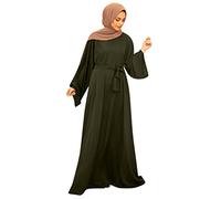 Generisch Muslimische Kleidung, Elegant Islam Jilbab Hijab Kleid Gebetskleid Ramadan Langarm Arabische Islamische Kleider Islamische Muslimische Kleidung Abaya Prayer Dress Muslim Women Maxi