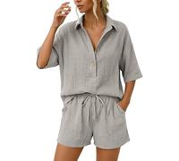 Generisch Musselin Bluse Damen Oversized Rote Elegant Lang Longbluse Große Größen Blusen Blusenshirt Langarm Lila Oberteil Orangen Grau