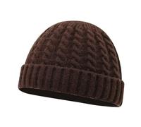 Generisch Mutze Für Herren Damen Fellmütze Fleecemütze Winter Cap Mütze Beanie Schwarz Laufmütze Männer Strickmütze Dünn Mützen Wintermütze Jungen Fleece Beenie Man