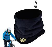 Generisch Nackengamasche - Fleece 24x25cm | Gestrickter Halswärmer Aus Winterwolle | Verdickter Fleece-Schal | Weiches Winter-Zubehör Für Outdoor-Sport, Reisen Und Kälteschutz