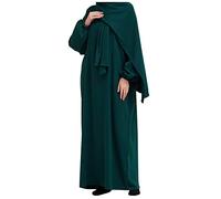 Generisch Namaz Elbisesi Kadin, Abaya Lang Hijab Kleid Türkische Islamische Prayer Dress Muslim Gebetskleid Ramadan Muslimische Kleidung Arabische Langarm Elegant Jilbab Islamische Kleider