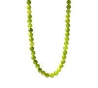 Generisch Naturstein Perlen Halskette Heilkristall 6Mm/8Mm/10Mm Choker Halskette Boho Stapelbar Edelstein Choker Handgefertigter Schmuck Geschenk Für Frauen Männer Prehnit 6Mm