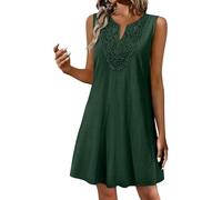 Generisch Oberteile Damen Sommer Ärmellose Damenkleid Mit Glockenärmeln Dreilagig V-Ausschnitt Locker Geschnitten Print Top Große Größen Bluse Ärmellos Tops Weiss Träger Tshirt Tank Shirt Oversize