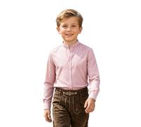 Generisch Oktoberfest Kinder Hemd Junge, Trachtenbluse Vintage Mittelalter Kostüm Kinder Outfit Stickerei Bluse Knöpfe Oberteil Faschingskostüm Karneval