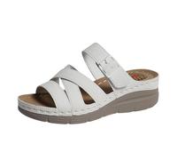 Generisch Orthopädische Sandalen Damen Keilabsatz Pantoletten Elegant Urlaub Keilsandalen Strandschuhe Sommerschuhe Hausschuhe Mit Absatz Weiß 38