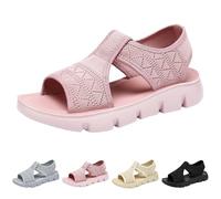 Generisch Orthopädische Sandalen Damen Sommer Diabetiker Sandalens Breite Füße Plateau Sandalen Mit Fußbett Sommerschuhe Bequem Waschbare Slingback Slide Weite Barfuss Offene Schuhe Waschbare
