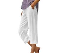 Generisch Outlet Shop Sale Urlaub Must Haves Sommerhose Damen Leicht Freizeithose Aus Baumwolle Leinen Mit Blumenmuster Ohne Kordelzug Braune Hose 44 Meine Rechnung Einsehen