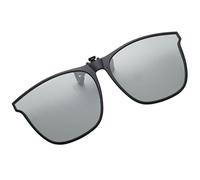 Generisch Over The Glasses Sunglasses - Clip On Sunglasses Over Prescription Glassess | Polarized Flip-Up Sun Glassess UV Protection | UV Protection Sunglassess | Unisex Lightweight Rimmed Eyewear