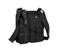 Generisch Oxford Cloth Shoulder Bag for Men, Multi-Pocket Sling with Adjustable Strap, Water-Resistant Travel Bag, 25x5x27cm, for Hiking, Commuting