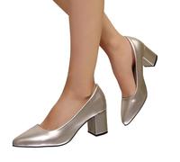 Generisch Pailletten Schuhe Damen, Glitzer Schuhe Damen Pailletten Pumps Elegant Hochzeit High Heels Glänzende Tanzschuhe mit Absatz Party Abendschuhe für Silvester Outfit, Karneval