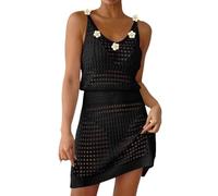 Generisch Pareo Damen Strand - Häkeln Stricken Strand Badeanzug Swimwear Cover Ups Cruise Outfits Urlaub Kleider Für Frauen 2025