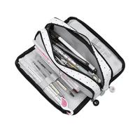 Generisch Pencil Case 20cm Multi Compartment Zipper Organizer for Girls | Lightweight And Easy To Carry With Smooth Zipper And Multiple Compartments For Organizing Essentials. Great For Home