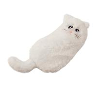 Generisch Pencil Case - Cute Cat Shape Plush Organizer, Aesthetic Pencil Bag, Soft Polyester Material, Stationery Alignment and Protection Function, School Supplies Item for Girls Boys Classroom