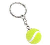 Generisch Plüsch -Tennisball -Schlüsselbund, süße Sportschlüsselkäse -Anhängerdekoration, 3D -Tennisball -Anhänger Keyring Tennis Ball Keychain Sport Schlüsselanhänger für Sportparty -Gefälligkeiten